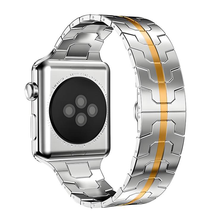 Cinturino per orologio xDfind in acciaio inossidabile con fibbia a farfalla, For Apple Watch 42 / 44 / 45 / 46 / 49mm, For Apple Watch 38 / 40 / 41 / S10 42mm