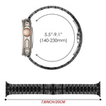 Cinturino per orologio xDfind in acciaio inossidabile con fibbia a farfalla, For Apple Watch 42 / 44 / 45 / 46 / 49mm, For Apple Watch 38 / 40 / 41 / S10 42mm