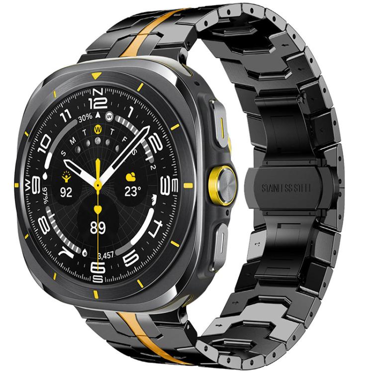 Cinturino per orologio xDfind in acciaio inossidabile con fibbia a farfalla, For Samsung Galaxy Watch Ultra / Ultra 2025, For Samsung Galaxy Watch8 / 8 Classic