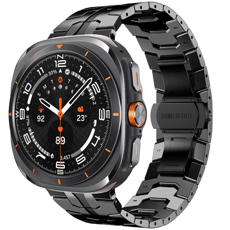 Cinturino per orologio xDfind in acciaio inossidabile con fibbia a farfalla, For Samsung Galaxy Watch Ultra / Ultra 2025, For Samsung Galaxy Watch8 / 8 Classic
