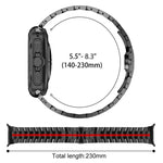 Cinturino per orologio xDfind in acciaio inossidabile con fibbia a farfalla, For Samsung Galaxy Watch Ultra / Ultra 2025, For Samsung Galaxy Watch8 / 8 Classic
