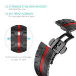 Cinturino per orologio xDfind in acciaio inossidabile con fibbia a farfalla, For Samsung Galaxy Watch Ultra / Ultra 2025, For Samsung Galaxy Watch8 / 8 Classic