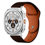 Cinturino per orologio xDfind con fibbia a rivetto in vera pelle, For Samsung Galaxy Watch Ultra / Ultra 2025