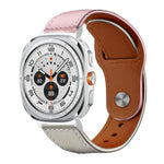 Cinturino per orologio xDfind con fibbia a rivetto in vera pelle, For Samsung Galaxy Watch Ultra / Ultra 2025