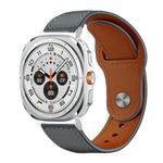 Cinturino per orologio xDfind con fibbia a rivetto in vera pelle, For Samsung Galaxy Watch Ultra / Ultra 2025