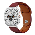 Cinturino per orologio xDfind con fibbia a rivetto in vera pelle, For Samsung Galaxy Watch Ultra / Ultra 2025