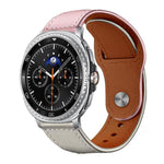 Cinturino per orologio xDfind con fibbia a rivetto in vera pelle, For Samsung Galaxy Watch8 / 8 Classic