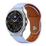 Cinturino per orologio xDfind con fibbia a rivetto in vera pelle, For Samsung Galaxy Watch8 / 8 Classic