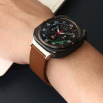 Cinturino per orologio xDfind con fibbia a rivetto in vera pelle, For Samsung Galaxy Watch Ultra / Ultra 2025