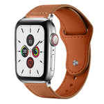Cinturino per orologio xDfind con fibbia a rivetto in vera pelle, For Apple Watch 42 / 44 / 45 / 46 / 49mm