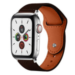 Cinturino per orologio xDfind con fibbia a rivetto in vera pelle, For Apple Watch 42 / 44 / 45 / 46 / 49mm