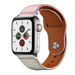 Cinturino per orologio xDfind con fibbia a rivetto in vera pelle, For Apple Watch 42 / 44 / 45 / 46 / 49mm