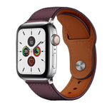 Cinturino per orologio xDfind con fibbia a rivetto in vera pelle, For Apple Watch 42 / 44 / 45 / 46 / 49mm