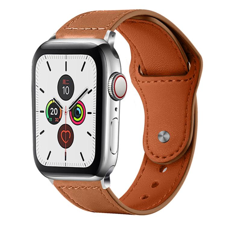 Cinturino per orologio xDfind con fibbia a rivetto in vera pelle, For Apple Watch 38 / 40 / 41 / S10 42mm