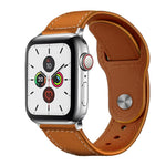 Cinturino per orologio xDfind con fibbia a rivetto in vera pelle, For Apple Watch 38 / 40 / 41 / S10 42mm