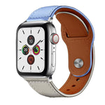 Cinturino per orologio xDfind con fibbia a rivetto in vera pelle, For Apple Watch 38 / 40 / 41 / S10 42mm