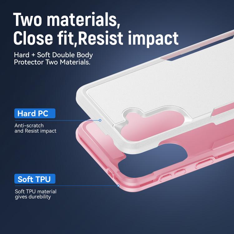 Custodia per telefono Pioneer Armor Heavy Duty in PC ibrido TPU, For Samsung Galaxy A57 5G, For Samsung Galaxy A06 4G / 5G