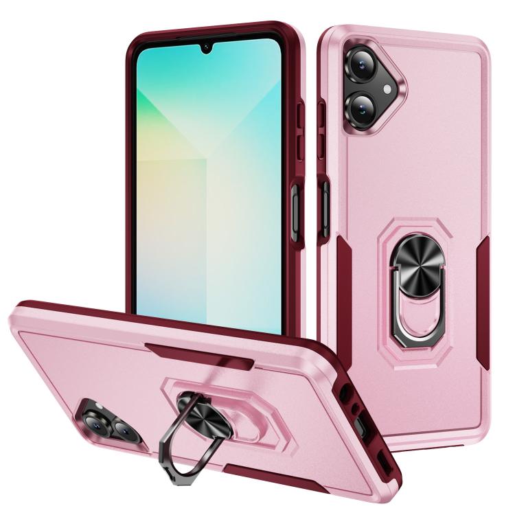 Custodia per telefono Pioneer Armor Heavy Duty ibrida in PC e TPU con supporto, For Samsung Galaxy A57 5G, For Samsung Galaxy A06 4G / 5G