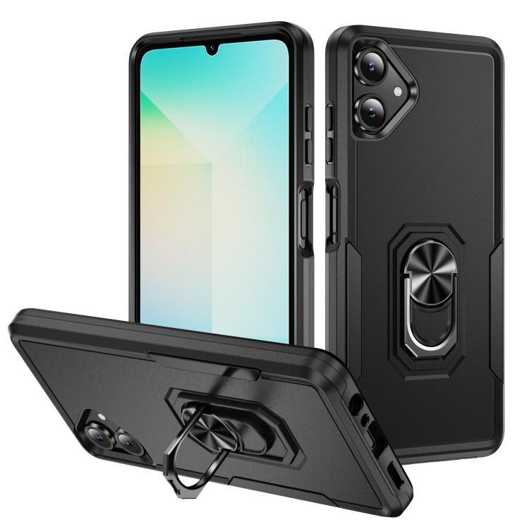 Custodia per telefono Pioneer Armor Heavy Duty ibrida in PC e TPU con supporto, For Samsung Galaxy A57 5G, For Samsung Galaxy A06 4G / 5G