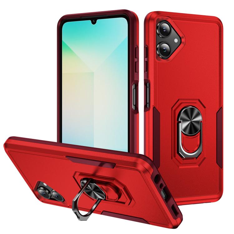 Custodia per telefono Pioneer Armor Heavy Duty ibrida in PC e TPU con supporto, For Samsung Galaxy A57 5G, For Samsung Galaxy A06 4G / 5G