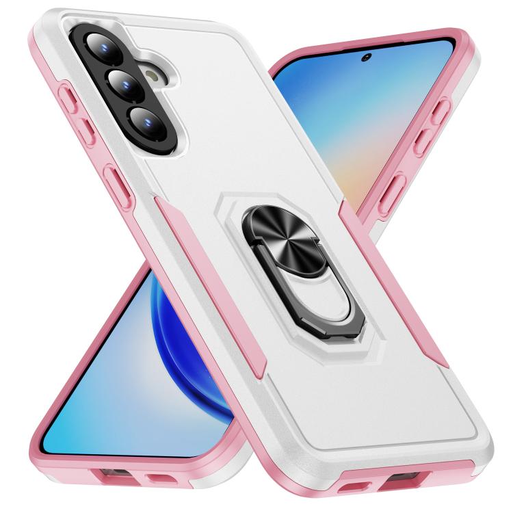 Custodia per telefono Pioneer Armor Heavy Duty ibrida in PC e TPU con supporto, For Samsung Galaxy A57 5G, For Samsung Galaxy A06 4G / 5G