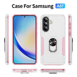 Custodia per telefono Pioneer Armor Heavy Duty ibrida in PC e TPU con supporto, For Samsung Galaxy A57 5G, For Samsung Galaxy A06 4G / 5G