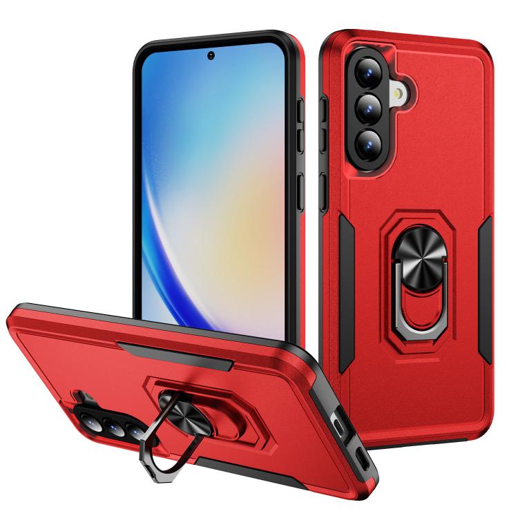 Custodia per telefono Pioneer Armor Heavy Duty ibrida in PC e TPU con supporto, For Samsung Galaxy A57 5G, For Samsung Galaxy A06 4G / 5G