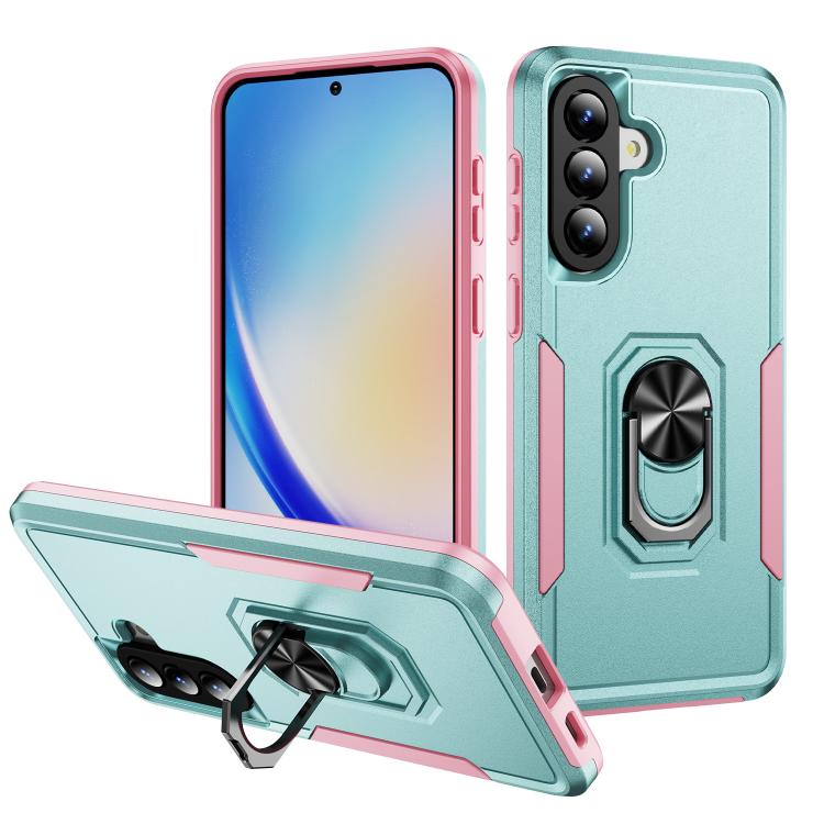 Custodia per telefono Pioneer Armor Heavy Duty ibrida in PC e TPU con supporto, For Samsung Galaxy A57 5G, For Samsung Galaxy A06 4G / 5G