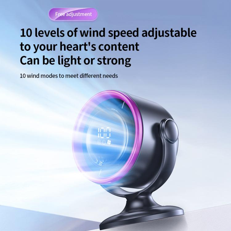 Ventilatore da tavolo senza pale con display digitale