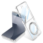 Custodia per telefono GKK con galvanizzazione integrata e copertura completa, dotata di supporto magnetico girevole., For Galaxy Z Flip8 5G, For Samsung Galaxy Z Flip7 5G