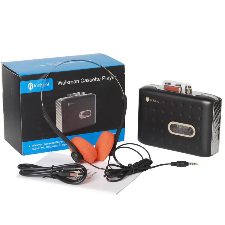 Tonivent TON771 Registratore portatile, convertitore da cassetta USB a lettore MP3, TON771