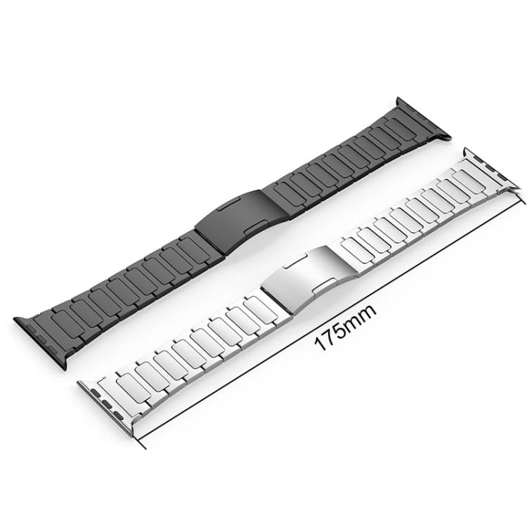 Cinturino per orologio xDfind in acciaio inossidabile con fibbia a forma di I, For Apple Watch 42 / 44 / 45 / 46 / 49mm