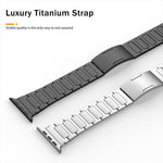Cinturino per orologio xDfind in acciaio inossidabile con fibbia a forma di I, For Apple Watch 42 / 44 / 45 / 46 / 49mm