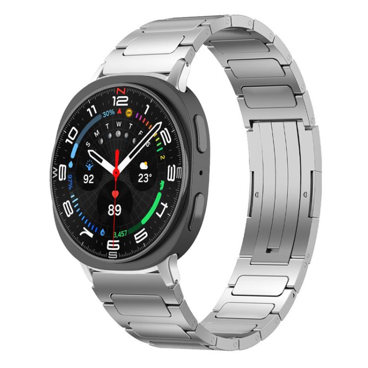 Cinturino per orologio xDfind in acciaio inossidabile con fibbia a forma di I, For Samsung Galaxy Watch Ultra/Ultra 2025, For Samsung Galaxy Watch8 / 8 Classic