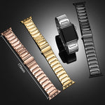 Cinturino per orologio xDfin in acciaio inossidabile a gradini, For Apple Watch 42 / 44 / 45 / 46 / 49mm, For Apple Watch 38 / 40 / 41 / S10 42mm
