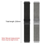 Cinturino per orologio in acciaio inossidabile con fibbia milanese a paracadute xDfind, For Amazfit T-Rex 3