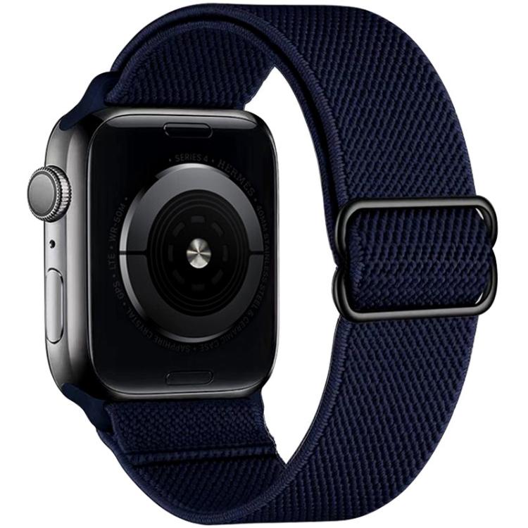 Cinturino per orologio xDfind regolabile con fibbia scorrevole in nylon elastico, For Apple Watch 42 / 44 / 45 / 46 / 49mm
