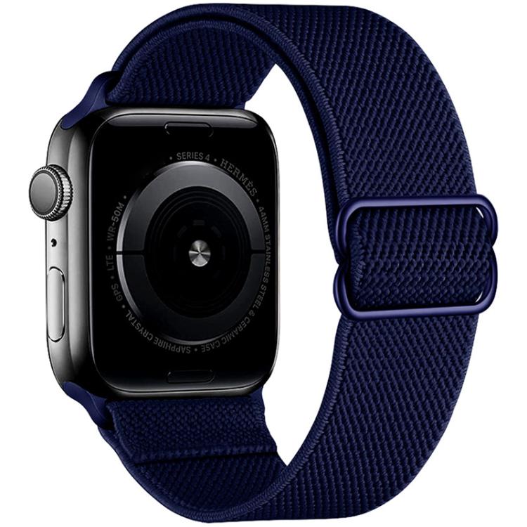Cinturino per orologio xDfind regolabile con fibbia scorrevole in nylon elastico, For Apple Watch 42 / 44 / 45 / 46 / 49mm