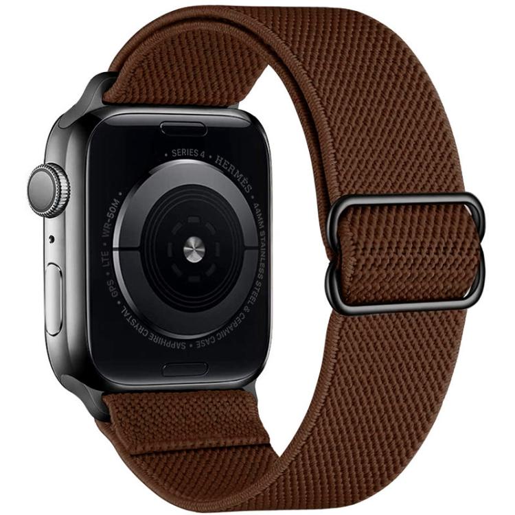 Cinturino per orologio xDfind regolabile con fibbia scorrevole in nylon elastico, For Apple Watch 42 / 44 / 45 / 46 / 49mm