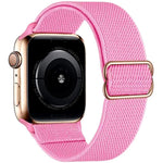 Cinturino per orologio xDfind regolabile con fibbia scorrevole in nylon elastico, For Apple Watch 42 / 44 / 45 / 46 / 49mm