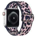 Cinturino per orologio xDfind regolabile con fibbia scorrevole in nylon elastico, For Apple Watch 42 / 44 / 45 / 46 / 49mm