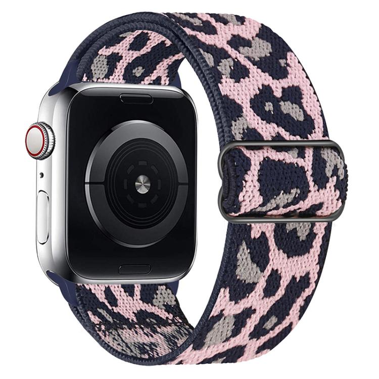 Cinturino per orologio xDfind regolabile con fibbia scorrevole in nylon elastico, For Apple Watch 42 / 44 / 45 / 46 / 49mm