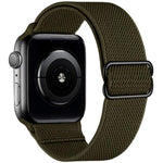 Cinturino per orologio xDfind regolabile con fibbia scorrevole in nylon elastico, For Apple Watch 38 / 40 / 41 / S10 42mm