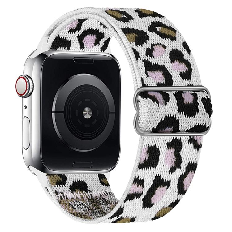 Cinturino per orologio xDfind regolabile con fibbia scorrevole in nylon elastico, For Apple Watch 38 / 40 / 41 / S10 42mm