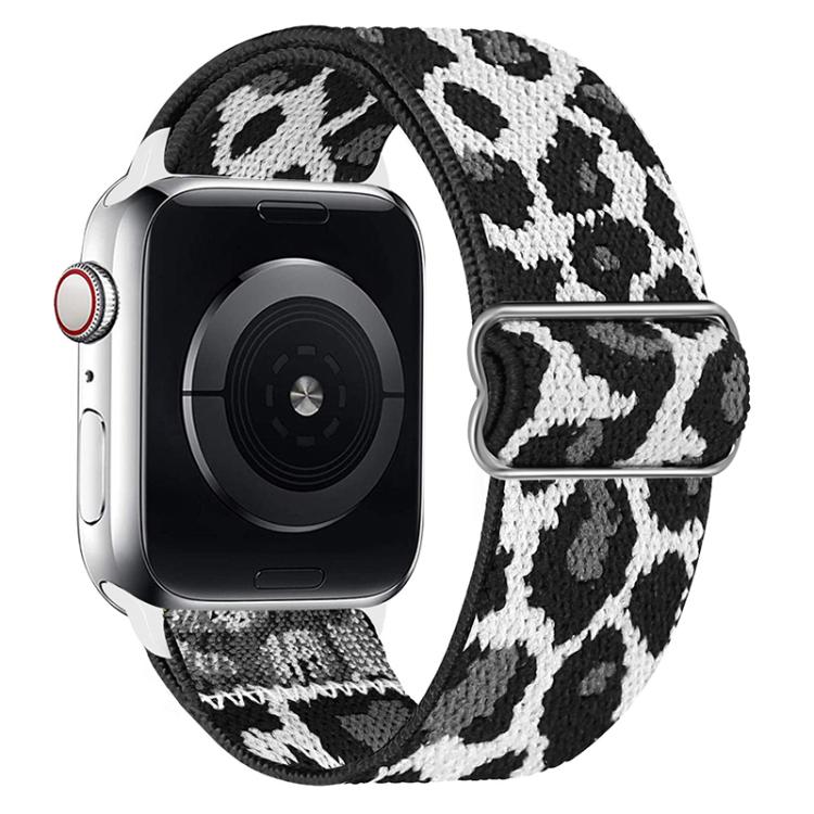 Cinturino per orologio xDfind regolabile con fibbia scorrevole in nylon elastico, For Apple Watch 38 / 40 / 41 / S10 42mm