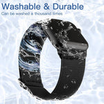 Cinturino per orologio xDfind regolabile con fibbia scorrevole in nylon elastico, For Apple Watch 38 / 40 / 41 / S10 42mm