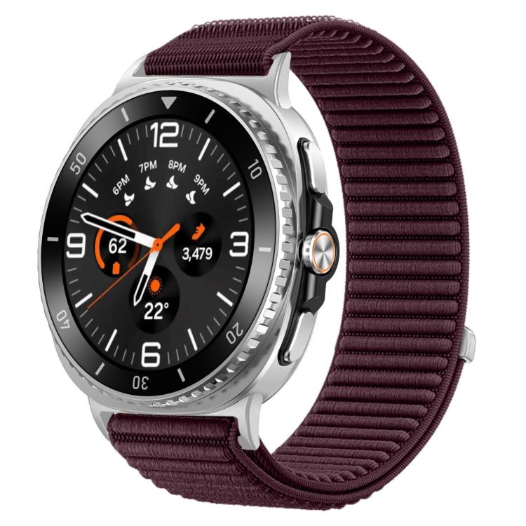 Cinturino per orologio xDfind in nylon intrecciato con chiusura a strappo, For Samsung Galaxy Watch8 / 8 Classic