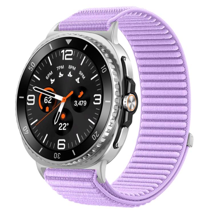 Cinturino per orologio xDfind in nylon intrecciato con chiusura a strappo, For Samsung Galaxy Watch8 / 8 Classic