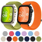 Cinturino per orologio xDfind in nylon intrecciato con chiusura a strappo, For Huawei Watch Fit4 / Fit4 Pro / Fit3