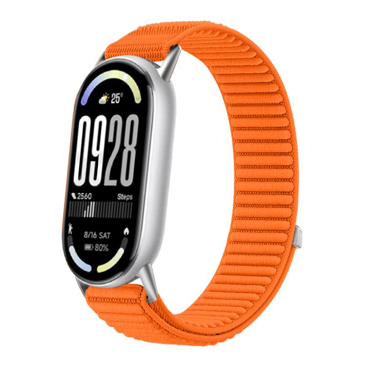 Cinturino per orologio xDfind in nylon intrecciato con chiusura a strappo, For Xiaomi Smart Band 10 / 9 / 8